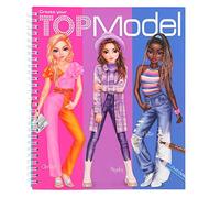 Depesche 12447 Create Your TOPModel Livre de coloriage avec 40 pages pour concevoir des tenues de mode