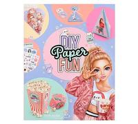Depesche 12581 TOPModel Cutie Star - DIY Paper Fun Livre créatif avec 32 Pages colorées pour bricoler et créer des Lettres, des Cartes Postales et Bien Plus Encore. INCL. 8 Feuilles d'autocollants