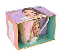 Depesche 12610 TOPModel Snap Shots Motif de modèle et Impression dorée, Tasse en Porcelaine avec Anse, contenance env. 300 ML, Multicolore