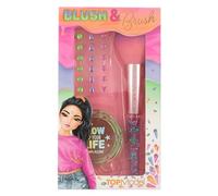 Depesche 12750 TOPModel Beauty and Me - Blush and Brush Set de cosmétiques avec Fard à Joues et Pinceau