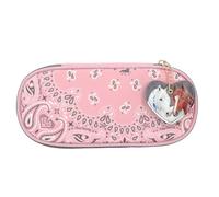 Depesche 12767 Miss Melody Bandana - Boîte à Crayons Rose, avec Motif de Bandana et Pendentif, Trousse à Crayons avec Rabat de séparation Pratique