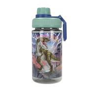 Depesche 12899 Dino World Reflektor - Gourde avec Grand Motif de Dino et éclair, Gourde de Sport avec Anse et capacité de 500 ML