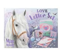 Depesche 12969 Miss Melody Love Letter Set - Boîte à Lettres Handlettering au Design de Chevaux, Set d'écriture Comprenant Papier à Lettres, enveloppes, Autocollants, tampons et Bien Plus Encore.