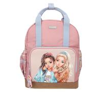 Depesche Sac à dos scolaire TOPModel Team Teddy (0413012) rose/beige/bleu, compartiment isotherme