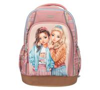 Depesche 13013 TOPModel Team Teddy Dos Scolaire en Rose, avec Motif de modèle et Pendentif, Sac d'école avec Bretelles réglables, Multicolor, Taille Unique
