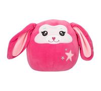 Depesche 13039 Ylvi Swoppies-Lapin Rose, avec Effet Lumineux, étoile et Longues Oreilles Tombantes, Peluche de 20 cm env, Multicolor, Taille Unique