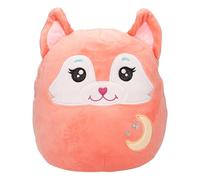 Depesche 13043 Ylvi Swoppies Renard en Orange, avec Effet Lumineux, Lune et Oreilles Pointues, Peluche d'environ 20 cm, Multicolor, Taille Unique