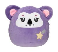 Depesche 13046 Ylvi Swoppies - Peluche Koala en Lilas, avec Effet Lumineux, étoile filante et Oreilles Rondes, Peluche d'environ 30 cm