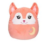 Depesche 13048 Ylvi Swoppies Renard en Orange, avec Effet Lumineux, Lune et Oreilles Pointues, Peluche d'environ 30 cm, Multicolor, Taille Unique