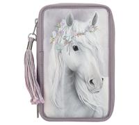 Depesche 13126 Miss Melody Fantasy Horse - Filled 3-Compartment Pencil Case in P