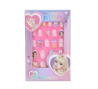 Depesche 13145 TOPModel Beauty and Me Aurora, autocollants, dans de beaux designs, 24 ongles artificiels de plusieurs tailles, Talla única