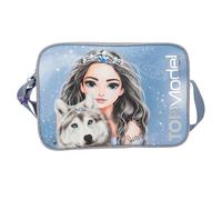 Depesche 13152 TOPModel Wolf Bleu foncé, avec Motif de modèle, étoiles et Paillettes, Sac avec bandoulière réglable, Multicolor, Taille Unique