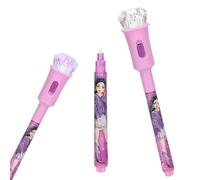 Depesche 13181 TOPModel - Stylo Secret Rose, avec Motif Mannequin, Feutre à Encre Invisible et Embout Diamant avec lumière UV, Piles incluses