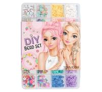 Depesche 13182 TOPModel - Set de perles DIY, 20 sortes de perles différentes, pour créer des bracelets et des colliers