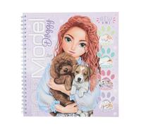 Depesche 13218 Livre de coloriage TOPModel Create Your Doggy – 40 pages, 5 feuilles d'autocollants