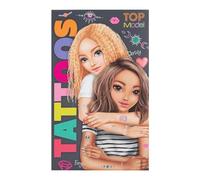 Depesche 13225 TOPModel-Bloc enfants, avec 6 feuilles de tatouages temporaires de différents motifs, couleurs et designs, Papillon, Multicolor