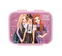 Depesche Boîte à goûter TOPModel Rebel Kitty 13257 Violet – 3 compartiments, couvercle transparent