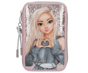 Depesche 13293 TOPModel My BFF Filled 2-Compartment Pencil Case in Pink, with Mo