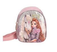 Depesche Crossbodybag 13296 TOPModel Viva Petit Sac Violet, avec Motif de modèle, Cheval et Paillettes, bandoulière réglable en Longueur, Multicolour, Taille Unique