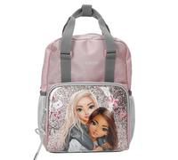 Depesche 13318 TOPModel My BFF - Rugzak in roze en grijs, met modelmotief en gli