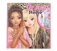 Depesche – Livre de coloriage Create Your TOPModel 13345 – 30 p., autocollants & pochoirs