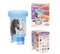 Depesche 13350 Miss Melody Sticker Stamper - Set d'autocollants pour tamponner des Autocollants de Chevaux, y Compris Un Tampon et 160 Autocollants