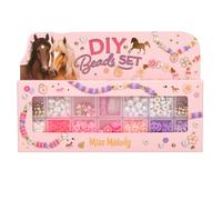Depesche 13407 Miss Melody - DIY Set de Perles, 12 Sortes de Perles en différentes Couleurs. Couleurs et Formes, pour créer des Bracelets et des Colliers.