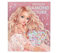 Depesche TOPModel Dress Me Up 13482 Livre d'autocollants avec 10 Pages de Motifs de modèle à décorer, avec Pierres Scintillantes à Coller