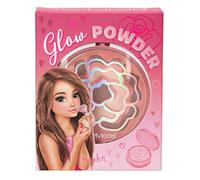Depesche 13487 TOPModel - Poudre Glow Beauty and Me, dans une boîte ronde à clapet, légèrement brillante dans les tons de rose et de brun, y compris un miroir et une petite éponge
