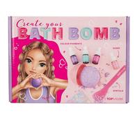 Depesche 13503 TOPModel - DIY Set de bombes de bain Beauty and Me, pour fabriquer 2 boules de bain au parfum de vanille, avec bol, spatule, etc.