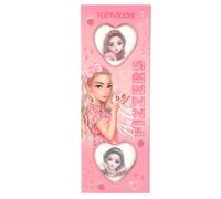 Depesche 13504 TOPModel - Bombes de Bain Beauty and Me, 3 Boules de Bain en Blanc et Rose, en Forme de cœur et parfumées à la Fraise