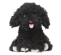 Depesche – Peluche chien 13515 noir, env. 16 cm, pelage bouclé