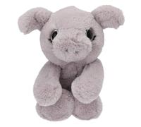 Depesche 13521 SNUKIS - Peluche Cochon, en Mauve, avec Oreilles Mignonnes, Peluche d'env. 25 cm aux Yeux Scintillants