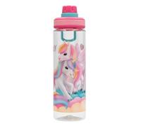 Depesche 13524 Ylvi Colour Cloud - Gourde XL au Design Licorne, Gourde de Sport avec poignée et capacité de 700ml