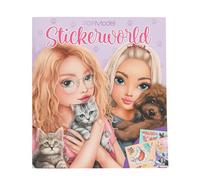 Depesche 13571 TOPModel Kitty and Doggy - Livre d'autocollants avec 20 pages de fond détaillées sur les animaux domestiques, y compris 3 doubles pages d'autocollants