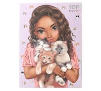 Depesche TOPModel Cat Love – Set papier à lettres en pochette, enveloppes & autocollants, multicolore