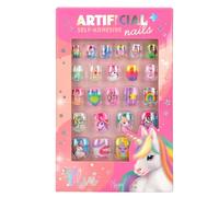 Depesche 13656 Ylvi - Ongles artificiels Autocollants, dans des Designs colorés, 24 Ongles artificiels de Plusieurs Tailles