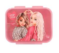 Depesche Boîte à lunch TOPModel Leoheart 13662 Rose – 3 compartiments, couvercle à charnière