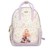 Depesche 13672 TOPModel Cowgirl - Sac à Dos en Violet et crème, avec Motif modèle et Motif Floral, Sac avec Bretelles réglables