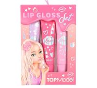 Depesche 13711 TOPModel Beauty and Me, set de 3 gloss dans les tons roses, au parfum fruité, Multicolor