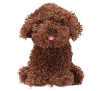 Depesche 13862 TOPModel Fur Ever Friends - Doudou Chien Cody, avec Fourrure bouclée en Marron foncé, Peluche d'env. 16 cm