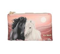 Depesche 13970 Miss Melody Blossom Pony - Porte-Monnaie Rose, avec Motif de Cheval, Motif à Chevaux et détails dorés, Porte-Monnaie avec Fermeture à Bouton-Pression