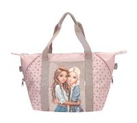 Depesche 14014 TOPModel Dots - Sac de Sport Rose, avec Motif Mannequin et Motif à Pois, Sac avec poignées et Compartiment intérieur