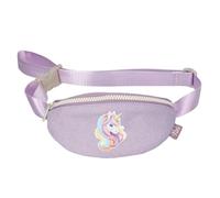Depesche 14035 Ylvi Sugar Pop - Petit Sac à bandoulière en Violet, avec Motif Licorne et Paillettes, Sac à bandoulière à Longueur réglable