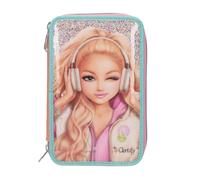 Depesche 14100 TOPModel Music Filled Pencil Case with 3 Compartments in Pink, Ap