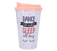 Depesche 2180.011 to Go Gobelet en plastique avec inscription en allemand Dance Night Multicolore 350 ml
