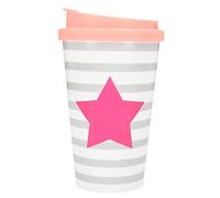 Depesche 2180.015 to Go Mug Motif Etoile Plastique Multicolore 350 ml