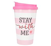 Depesche 2180.039 To-Go Gobelet en plastique avec inscription en allemand Multicolore 350 ml