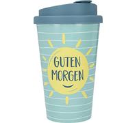 Depesche 2180-050 To Go Mug en plastique avec inscription en allemand 350 ml réutilisable Bonjour
