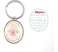 Depesche 2214.012 Porte-clés ange gardien "Pour la meilleure maman" 3,5cm
